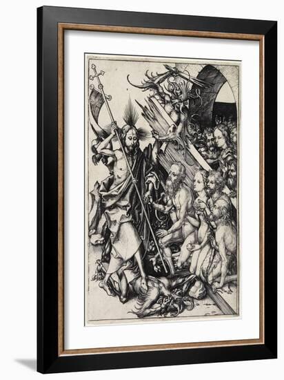 Christ in Limbo, C. 1480-Martin Schongauer-Framed Giclee Print