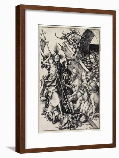 Christ in Limbo, C. 1480-Martin Schongauer-Framed Giclee Print