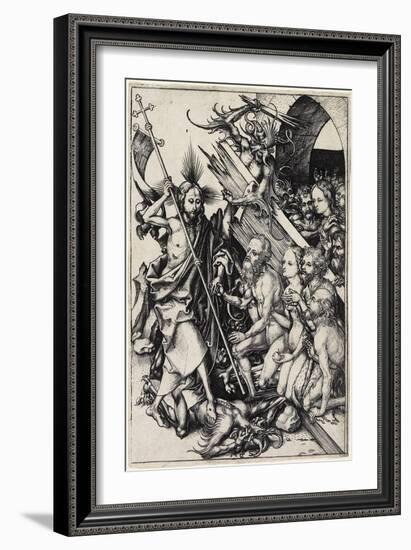 Christ in Limbo, C. 1480-Martin Schongauer-Framed Giclee Print