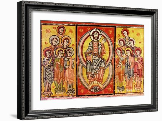 Christ in Majesty Surrounded by the Twelve Apostles-null-Framed Giclee Print