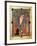 Christ in Majesty with Saints, from the Pontifical of Bishop Pierre de La Jugie, 1350-null-Framed Giclee Print