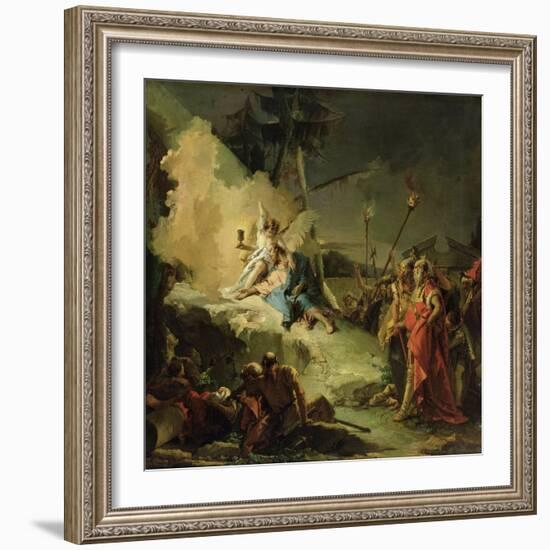 Christ in the Garden of Gethsemane-Giovanni Battista Tiepolo-Framed Giclee Print