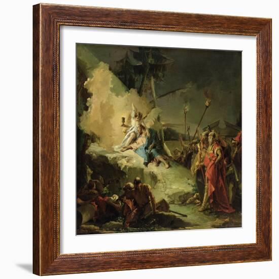 Christ in the Garden of Gethsemane-Giovanni Battista Tiepolo-Framed Giclee Print