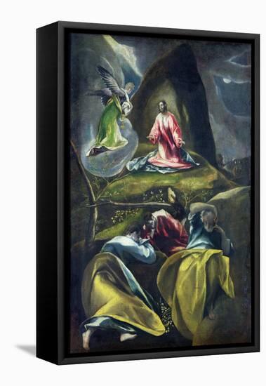 Christ in the Garden of Olives-El Greco-Framed Premier Image Canvas