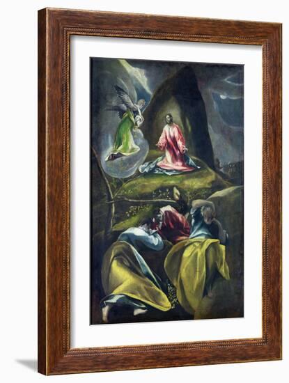 Christ in the Garden of Olives-El Greco-Framed Giclee Print