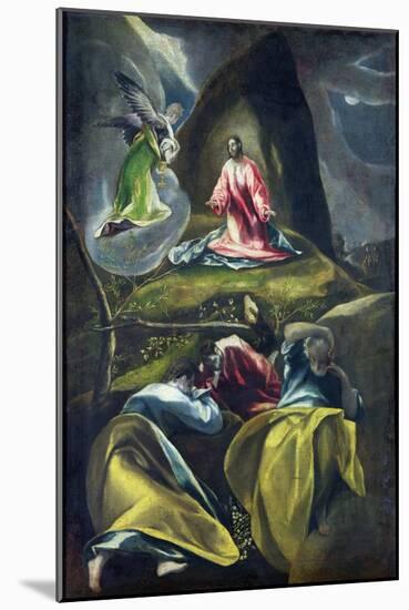 Christ in the Garden of Olives-El Greco-Mounted Giclee Print