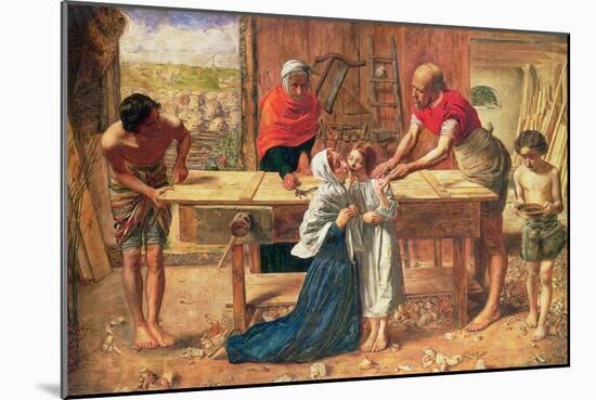 Christ in the House of His Parents, 1863-J.E. Millais and Rebecca Solomon-Mounted Giclee Print