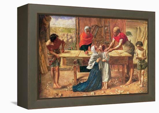 Christ in the House of His Parents, 1863-J.E. Millais and Rebecca Solomon-Framed Premier Image Canvas