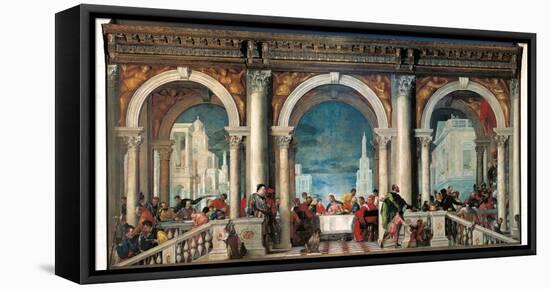 Christ in the House of Levi-Veronese-Framed Premier Image Canvas