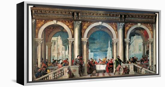 Christ in the House of Levi-Veronese-Framed Premier Image Canvas