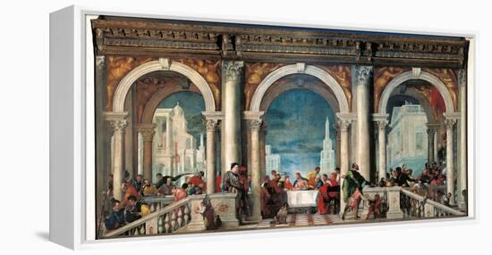 Christ in the House of Levi-Veronese-Framed Premier Image Canvas