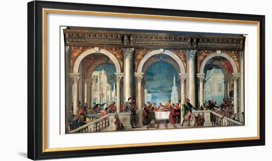 Christ in the House of Levi-Veronese-Framed Photographic Print