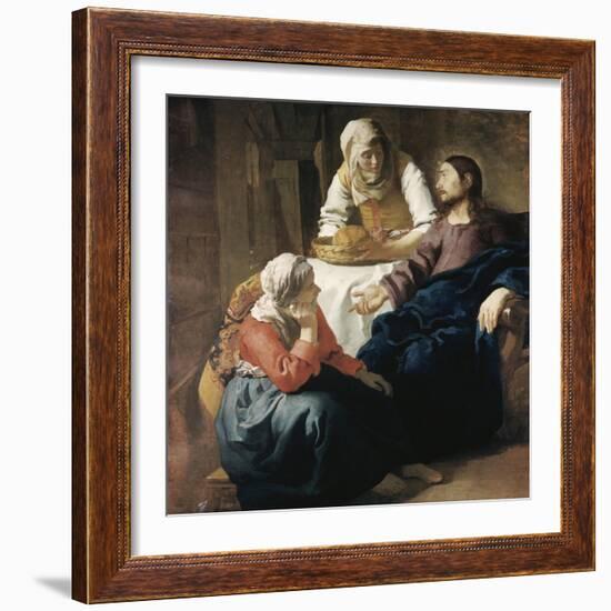 Christ in the House of Martha and Mary-Johannes Vermeer-Framed Giclee Print