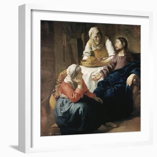 Christ in the House of Martha and Mary-Johannes Vermeer-Framed Giclee Print