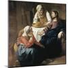 Christ in the House of Martha and Mary-Johannes Vermeer-Mounted Giclee Print