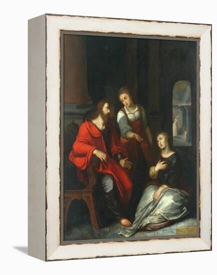 Christ in the House of Mary and Martha, 1556-Otto van Veen-Framed Premier Image Canvas