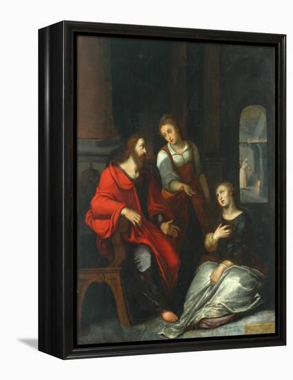 Christ in the House of Mary and Martha, 1556-Otto van Veen-Framed Premier Image Canvas