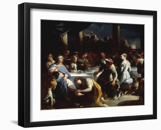 Christ in the House of Simon the Pharisee-Nicola Malinconico-Framed Giclee Print