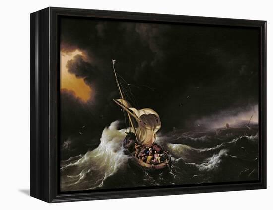 Christ in the Storm on the Sea of Galilee, 1695-Ludolf Backhuysen-Framed Premier Image Canvas