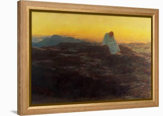 Christ in the Wilderness, 1898-Briton Rivière-Framed Premier Image Canvas
