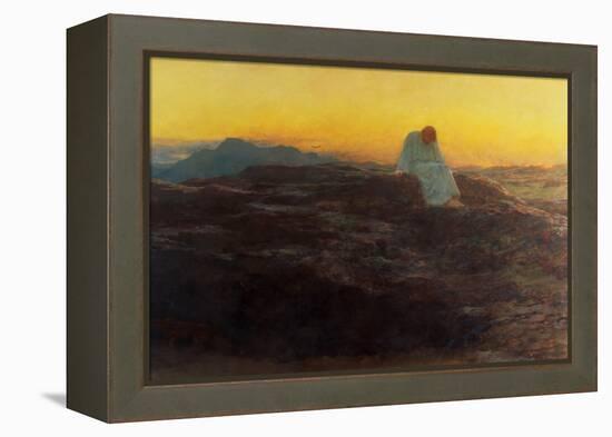 Christ in the Wilderness, 1898-Briton Rivière-Framed Premier Image Canvas