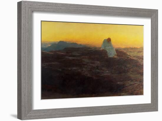 Christ in the Wilderness, 1898-Briton Rivière-Framed Giclee Print