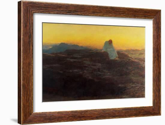 Christ in the Wilderness, 1898-Briton Rivière-Framed Giclee Print