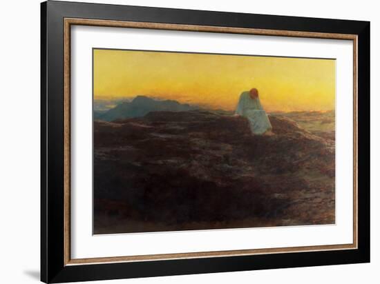 Christ in the Wilderness, 1898-Briton Rivière-Framed Giclee Print