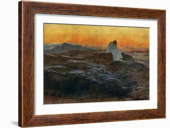 Christ in the Wilderness, 1898-Briton Riviere-Framed Giclee Print