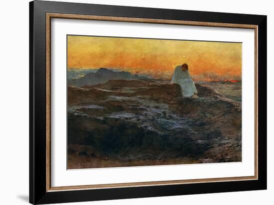 Christ in the Wilderness, 1898-Briton Riviere-Framed Giclee Print