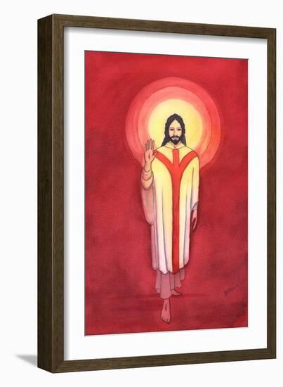 Christ is Substantially, Bodily Present with Us in Holy Communion, Though Hidden under the Appearan-Elizabeth Wang-Framed Giclee Print