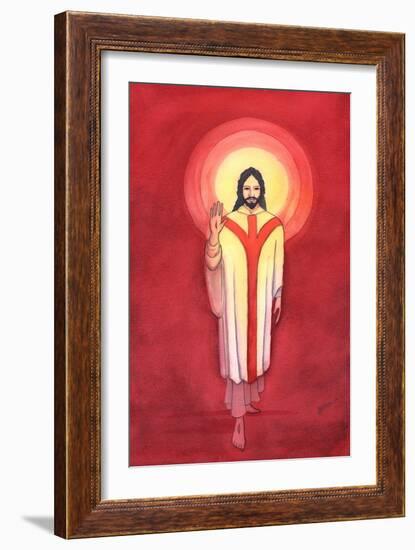 Christ is Substantially, Bodily Present with Us in Holy Communion, Though Hidden under the Appearan-Elizabeth Wang-Framed Giclee Print