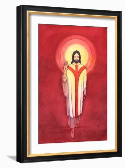 Christ is Substantially, Bodily Present with Us in Holy Communion, Though Hidden under the Appearan-Elizabeth Wang-Framed Giclee Print