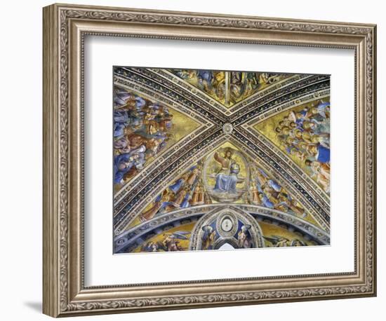 Christ Judge Amongst Angels, Apostles and Prophets, 1447-1504-Fra Angelico-Framed Giclee Print