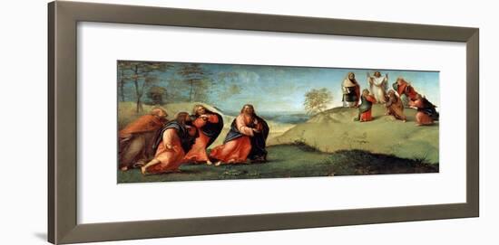 Christ Leading the Apostles to Mount Tabor, 1512-Lorenzo Lotto-Framed Giclee Print