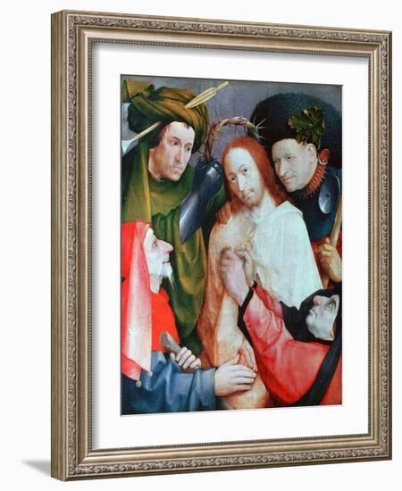 Christ Mocked (The Crowning with Thorn), C1490-1500-Hieronymus Bosch-Framed Giclee Print