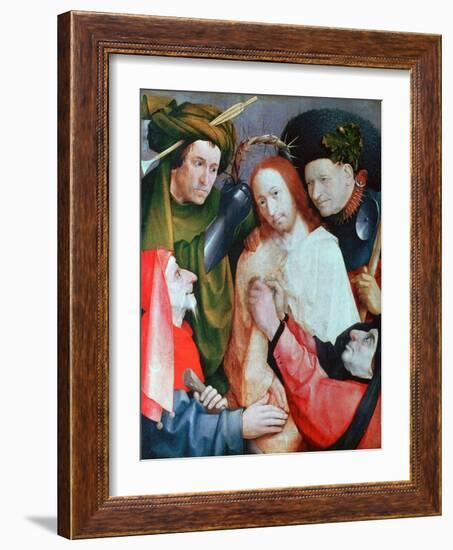 Christ Mocked (The Crowning with Thorn), C1490-1500-Hieronymus Bosch-Framed Giclee Print