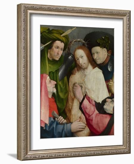 Christ Mocked (The Crowning with Thorns) C.1490-1500-Hieronymus Bosch-Framed Giclee Print