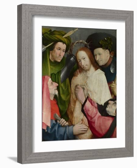 Christ Mocked (The Crowning with Thorns) C.1490-1500-Hieronymus Bosch-Framed Giclee Print