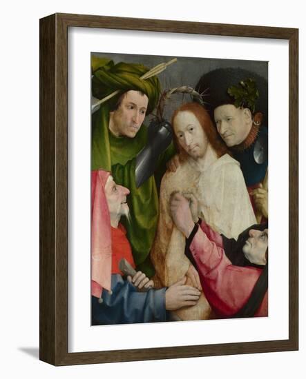 Christ Mocked (The Crowning with Thorns) C.1490-1500-Hieronymus Bosch-Framed Giclee Print