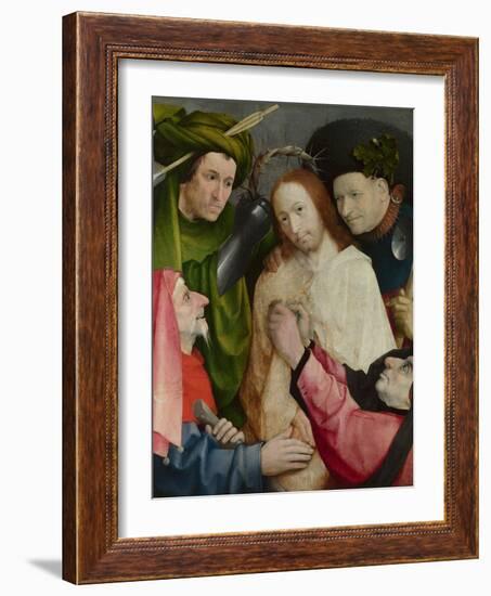 Christ Mocked (The Crowning with Thorns) C.1490-1500-Hieronymus Bosch-Framed Giclee Print