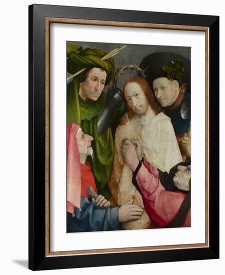 Christ Mocked (The Crowning with Thorns) C.1490-1500-Hieronymus Bosch-Framed Giclee Print