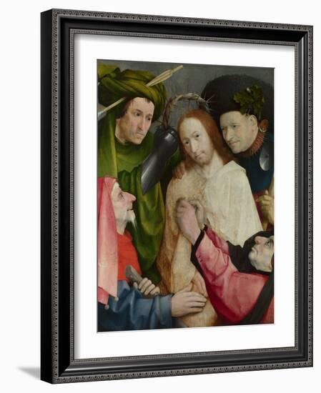 Christ Mocked (The Crowning with Thorns) C.1490-1500-Hieronymus Bosch-Framed Giclee Print