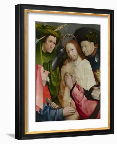 Christ Mocked (The Crowning with Thorns) C.1490-1500-Hieronymus Bosch-Framed Giclee Print