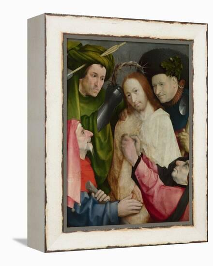 Christ Mocked (The Crowning with Thorns) C.1490-1500-Hieronymus Bosch-Framed Premier Image Canvas