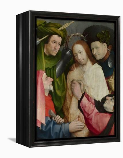 Christ Mocked (The Crowning with Thorns) C.1490-1500-Hieronymus Bosch-Framed Premier Image Canvas