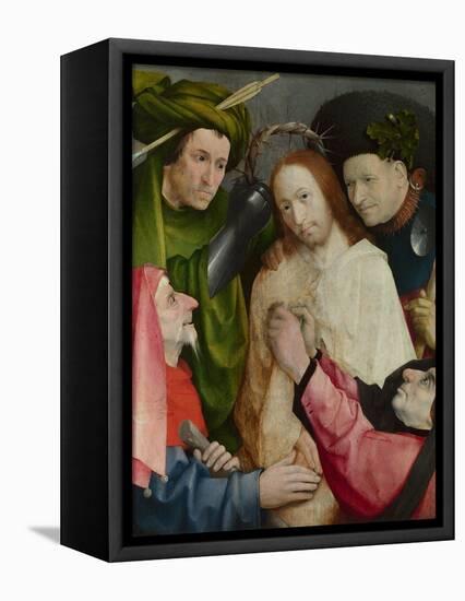 Christ Mocked (The Crowning with Thorns) C.1490-1500-Hieronymus Bosch-Framed Premier Image Canvas