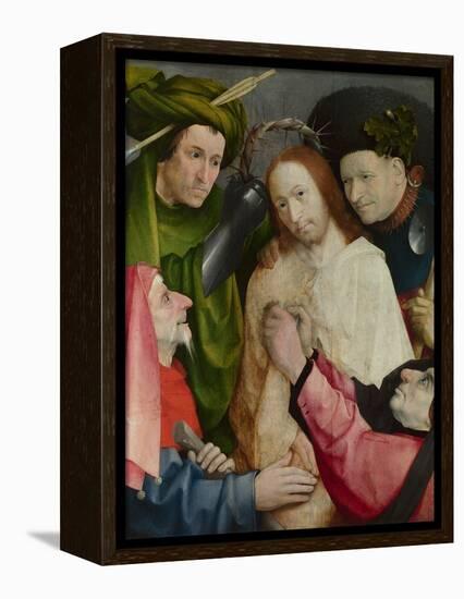 Christ Mocked (The Crowning with Thorns) C.1490-1500-Hieronymus Bosch-Framed Premier Image Canvas