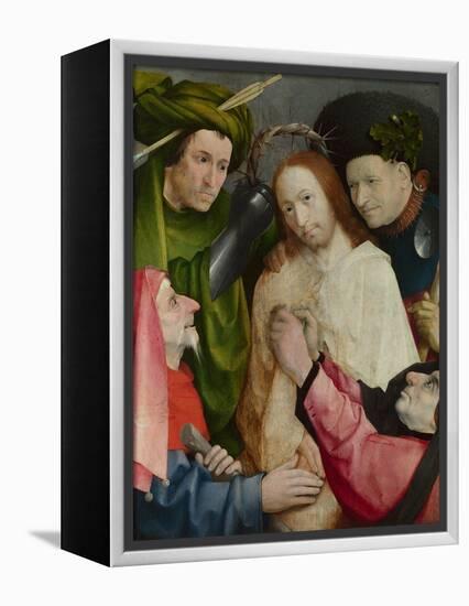 Christ Mocked (The Crowning with Thorns) C.1490-1500-Hieronymus Bosch-Framed Premier Image Canvas