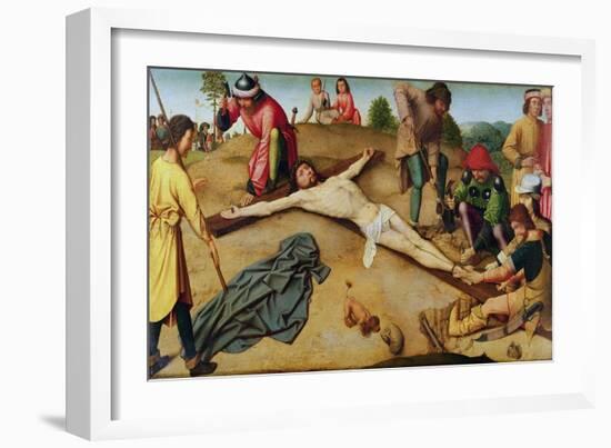 Christ Nailed to the Cross, 1481-Gerard David-Framed Giclee Print